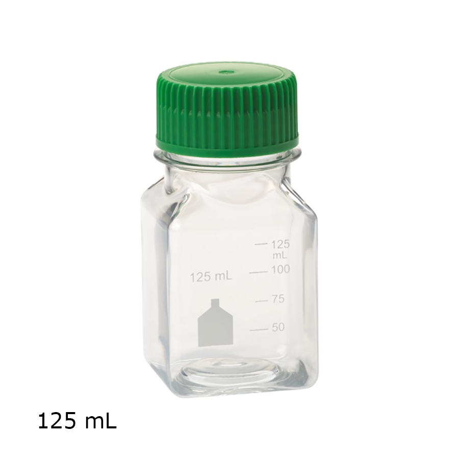 PET Square Media Bottles