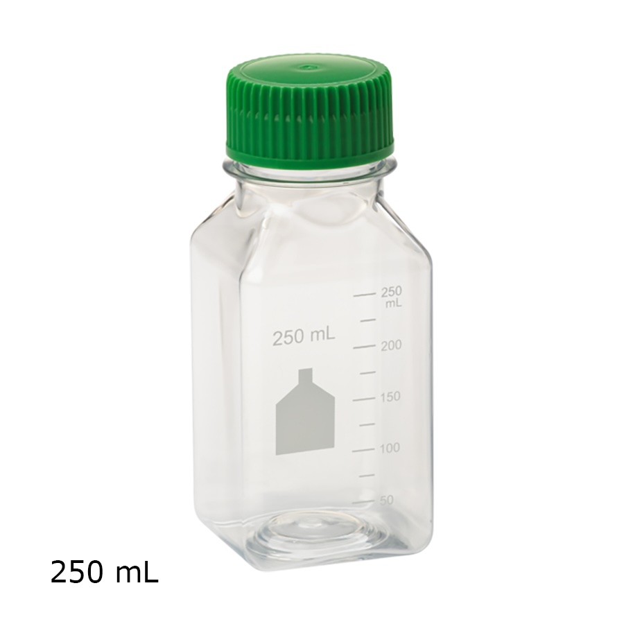 PET Square Media Bottles