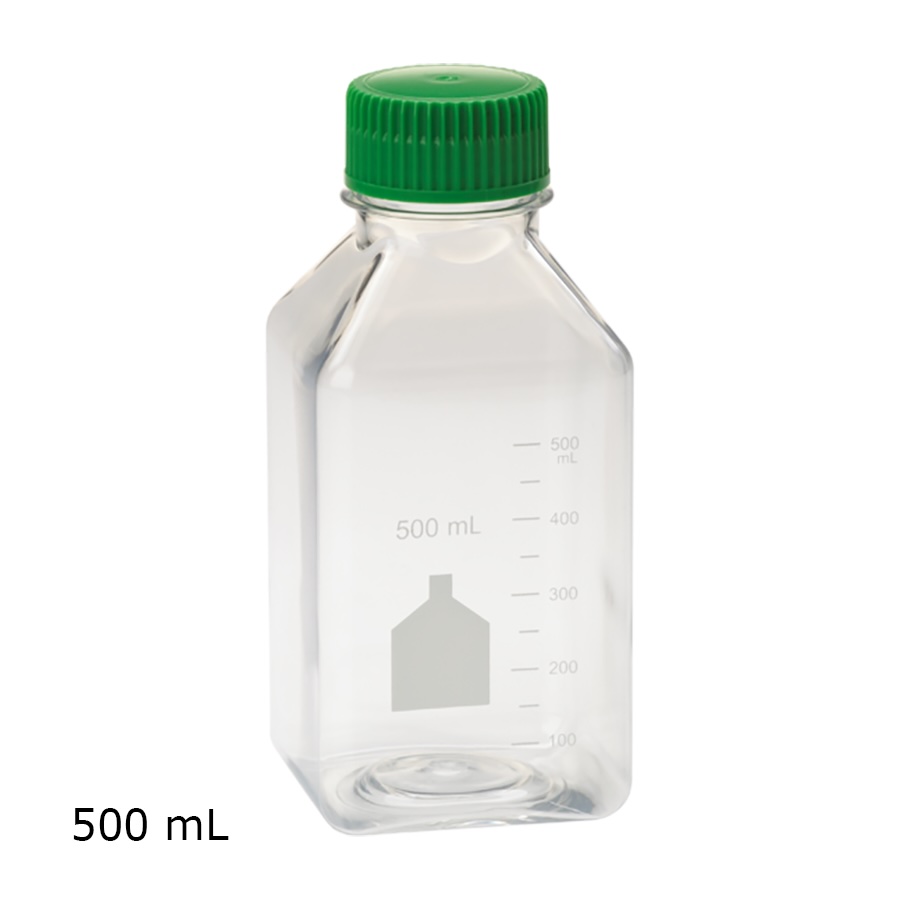 PET Square Media Bottles