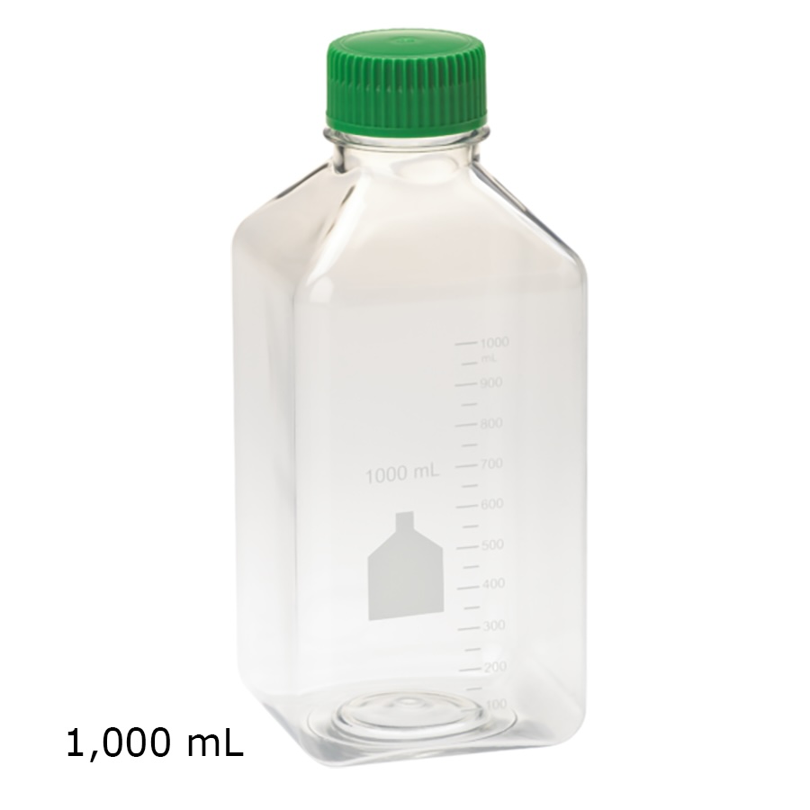 PET Square Media Bottles