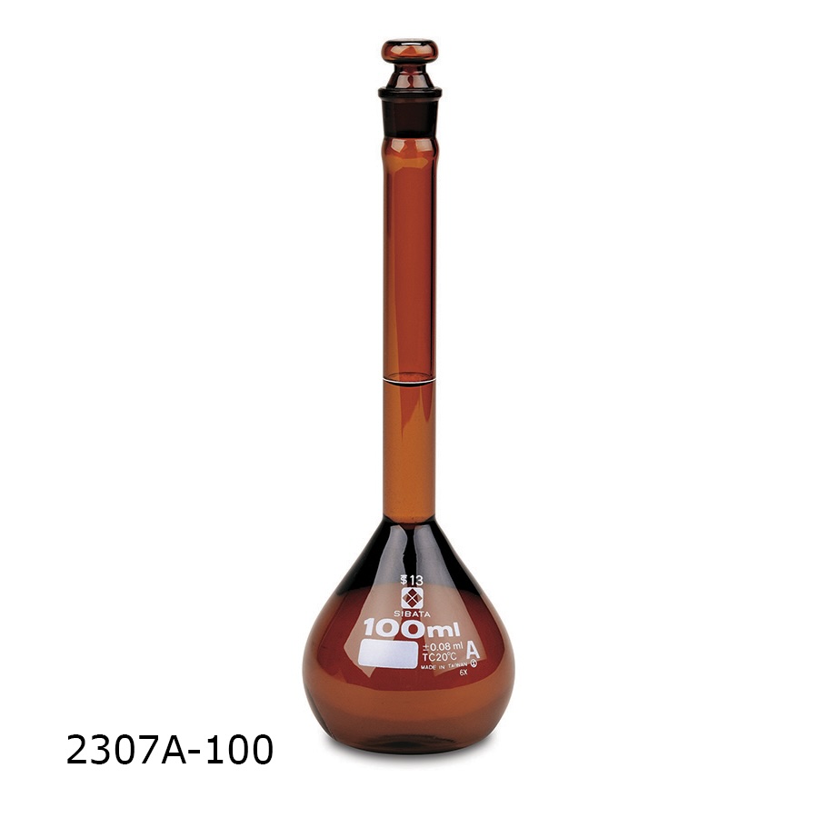 Amber Volumetric Flasks