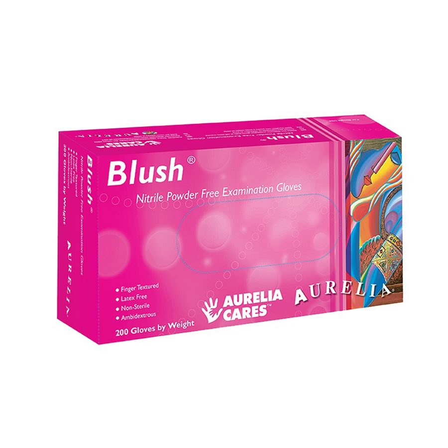 Blush Nitrile Gloves