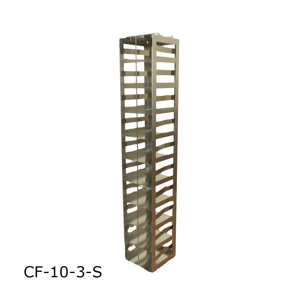 Vertical Freezer Racks for 3 in Boxes | MIDSCI