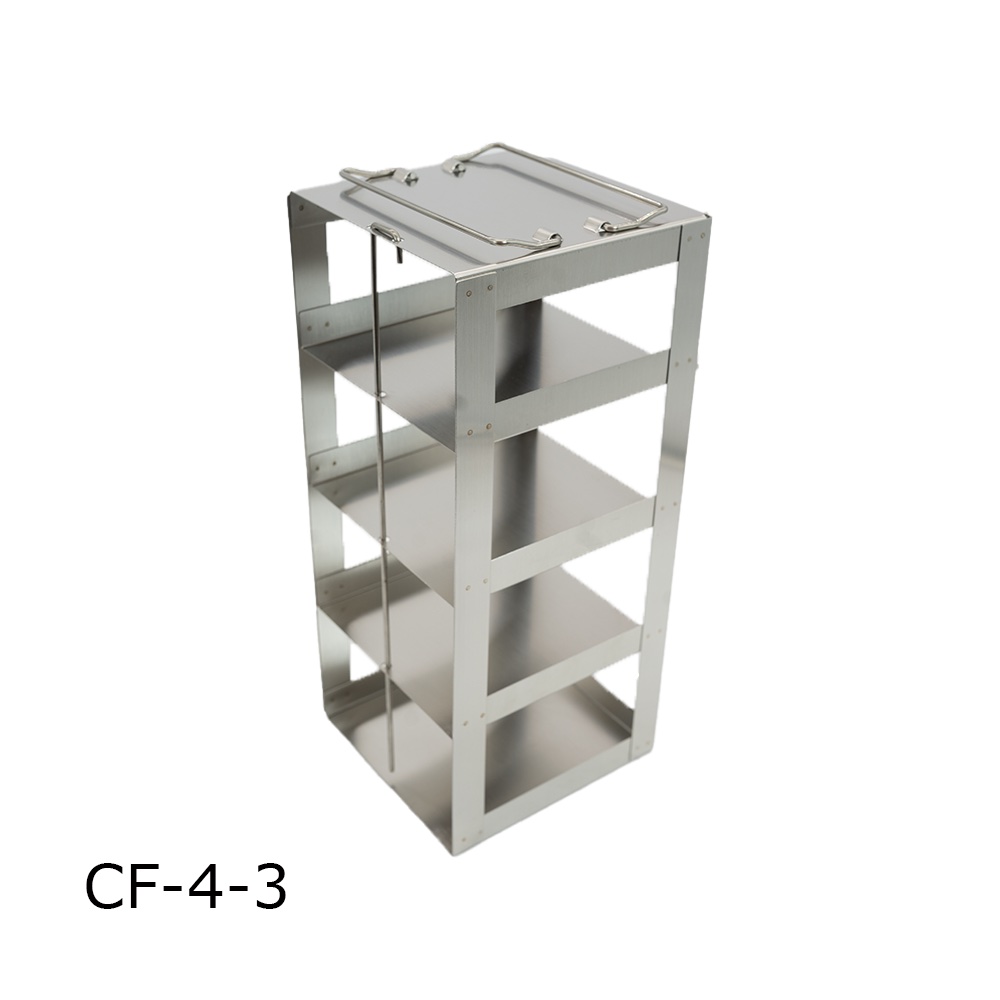 Vertical Freezer Racks for 3 in Boxes | MIDSCI