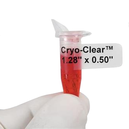 Cryo-Clear Laser Labels