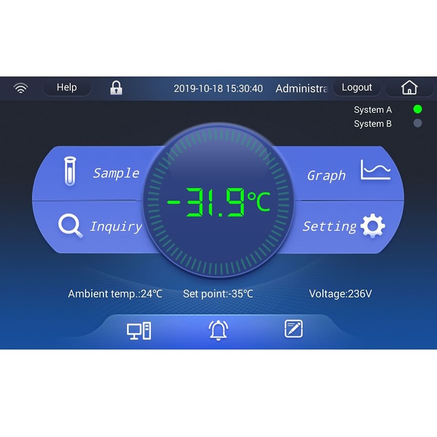 Haier Freezer with Touchs