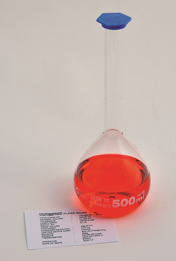 Volumetric Flasks with Sn