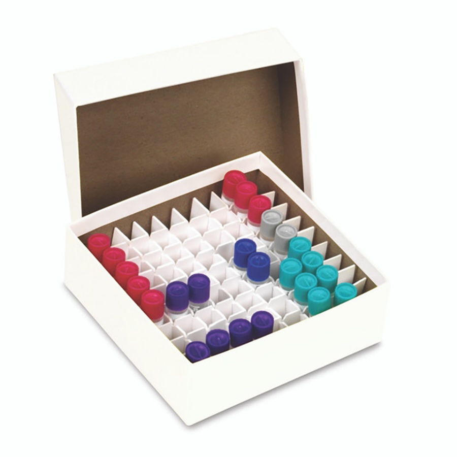 Cardboard Cryovial Box