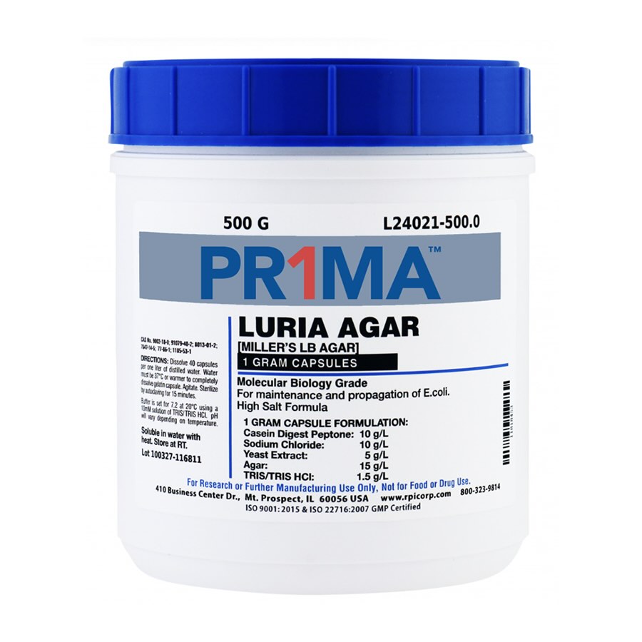Miller's LB Agar Capsules