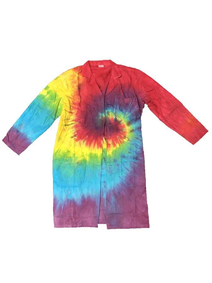 Tie-dyed Lab Coat