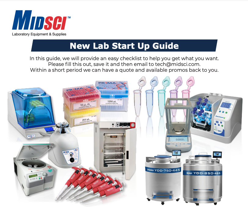 MIDSCI New Lab Start Up Guide | Easy Checklist for Lab Equipment and ...
