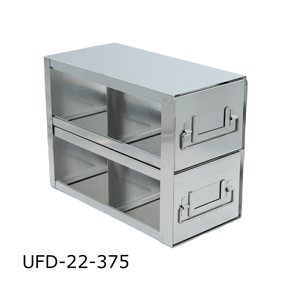 Upright Drawer Freezer Racks for 3.75 in Boxes | MIDSCI
