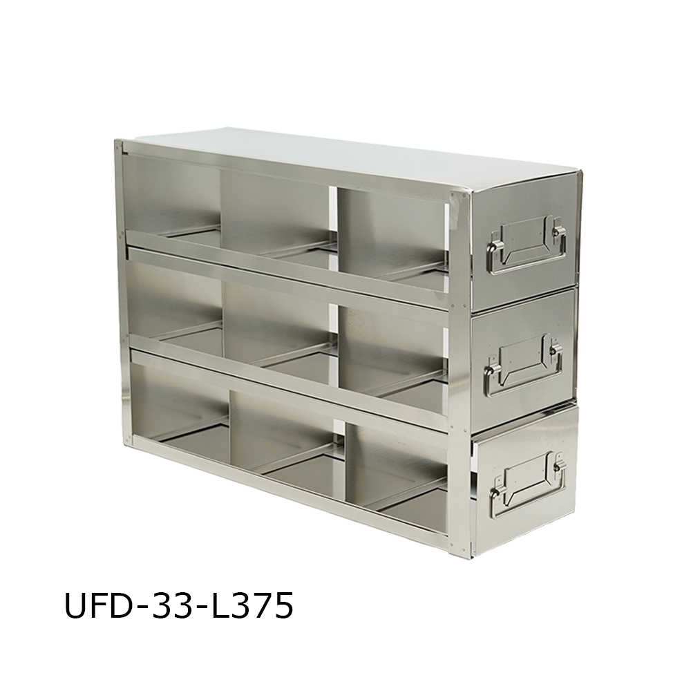 Upright Drawer Freezer Racks for 3.75 in Boxes | MIDSCI