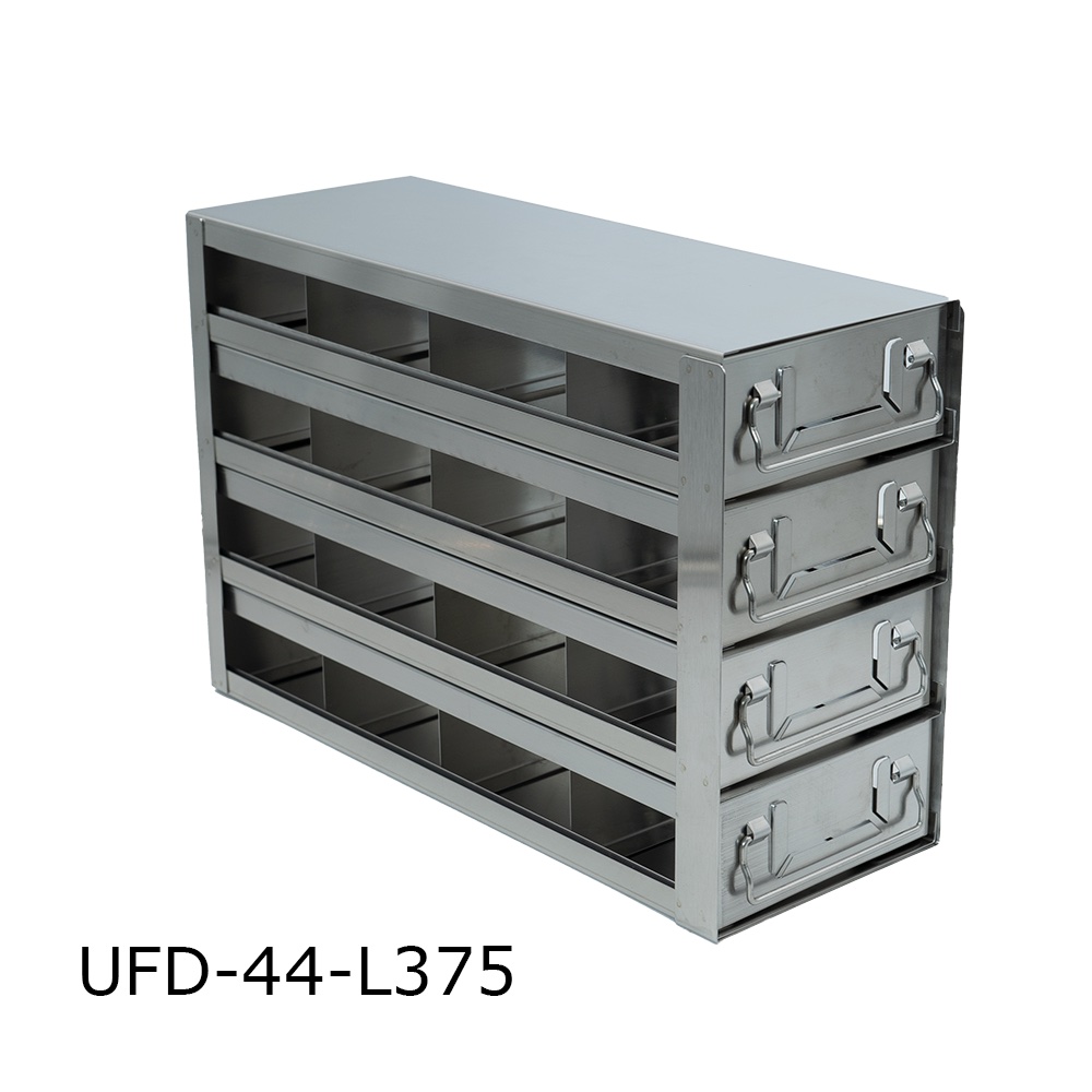 Upright Drawer Freezer Racks for 3.75 in Boxes | MIDSCI